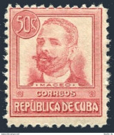 Cuba 272, Hinged With Thin Place. Michel 46. Antonio Maceo, 1917. - Unused Stamps
