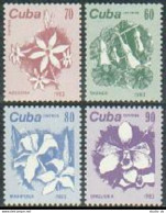 Cuba 2659-2662,MNH.Michel 2810-2813. Flowers 1983.Tobacco,Lily,Mariposa,Orchid. - Nuovi