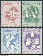 Cuba 2659-2662,MNH.Michel 2810-2813. Flowers 1983.Tobacco,Lily,Mariposa,Orchid. - Nuevos