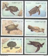 Cuba 2617-2622,MNH.Michel 2766-2771. Turtles 1983. - Unused Stamps