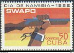 Cuba 2535,MNH.Michel 2684. Namibia Day 1982,SWAPO. - Ungebraucht