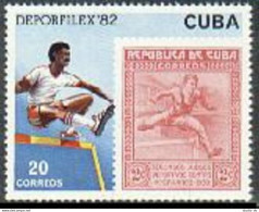 Cuba 2517,MNH.Michel 2666. DEPORFLEX-1982:Hurdler. - Nuovi