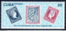 Cuba 2327, MNH. Michel 2476. Cuban Postage Stamps, 125th Ann. 1980. - Unused Stamps