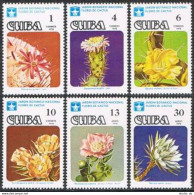 Cuba 2188-2191,C281-C282,MNH.Michel 2294-2299. Cactus Flowers 1978. - Neufs