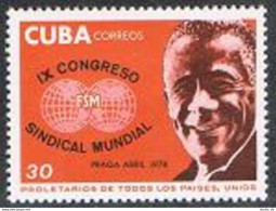 Cuba 2187, MNH. Michel 2292. 9th World Trade Unions Congress, 1978. - Nuovi