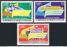 Cuba 2171-2172, C268, MNH. Michel 2264-2266. Martyrs Of The Revolution, 1977. - Nuevos