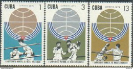 Cuba 1911-1913,MNH.Michel 1986-1988. World Amateur Boxing Championships,1974. - Ungebraucht