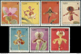 Cuba 1620-1626,MNH.Michel 1694-1700. Orchids 1971. - Nuevos