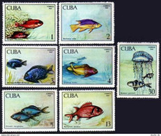 Cuba 1414-1420,MNH.Michel 1483-1489. Fish,1969.Apogon Maculatus,bodianus Rufus, - Nuevos