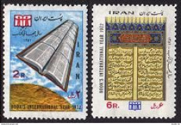 Iran 1691-1692,MNH.Michel 1612-1613. Book Year IBY-1972. - Irán