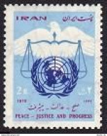 Iran 1576 Block/4,MNH.Michel 1491. United Nations Day 1970.Dove. - Irán