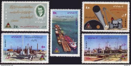 Iran 1542-1546, MNH. Michel 1457-1461. Oil Industry 1970. Shah, Tankers. - Iran