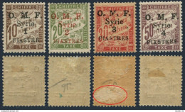 Syria J5-J6,J8,hinged.Michel P6-P7,P9. Postage Due Stamps 1920.Surcharged. - Syria