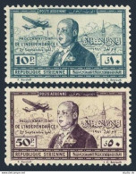 Syria C96-C97,MNH.Michel 460-461. Air Post 1942.President Taj Eddin Hassani. - Syrien