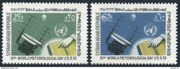 Syria C452-C453, MNH. Michel 1097-1098. 10th World Meteorological Day, 1970.  - Syrie