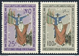 Syria C346-C347, MNH. Michel 915-916. To Welcome Arab Immigrants, 1965. - Syrie
