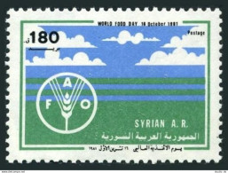 Syria 943,MNH.Michel 1525. FAO 1981.World Food Day. - Syrie