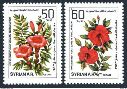 Syria 990-991, MNH. Michel 1579-1580. 11th Flower Show, Damascus 1983. - Syrien