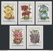 Syria 780-784, MNH. Michel 1372-1376. Flower Show,Damascus,1977.Mallow,Coxcomb, - Syrie