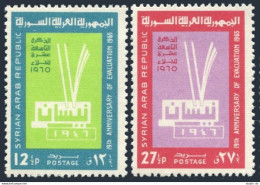Syria 472-473, MNH. Michel 902-903. Evacuation Of British & French Troops, 1965. - Syrie