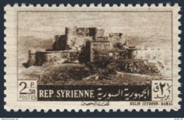 Syria 375 Block/4, MNH. Michel 622. Crusaders' Fort, 1953. - Syrien
