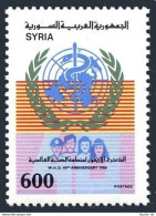 Syria 1145,MNH. Michel 1724. WHO, 40th Ann. 1988. - Syrien