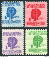 Cuba RA22-RA25,MNH.Michel Zw22-26. Child Head,Lorraine Cross.Tax-1954. - Ungebraucht