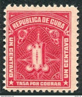 Cuba J5,MNH. Postage Due Stamps 1914. - Ungebraucht