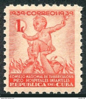 Cuba RA2,MNH.Michel Zw2. Postal Tax 1939.Nurse With Child. - Neufs