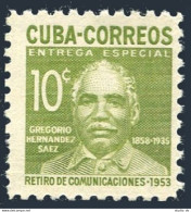 Cuba E19,MNH.Michel 409. Special Delivery 1954.Gregorio Hernandez Saez. - Ungebraucht