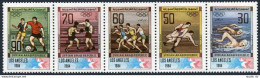 Syria 1010,1011,MNH. Olympics Los Angeles-1984:Swimming,Wrestling,Boxing,Soccer, - Syrie