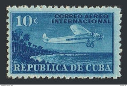 Cuba C5, Lightly Hinged. Michel 81. Air Post 1931. Airplane And Coast Of Cuba. - Ungebraucht