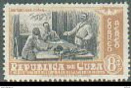 Cuba C38, Hinged. Air Post 1948. Conference La Mejorana: Meceo, Gomez, Marti. - Neufs