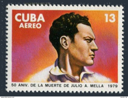 Cuba C314 Two Stamps, MNH. Michel 2366. Julio A. Mella, 50th Death Ann. 1979. - Nuovi