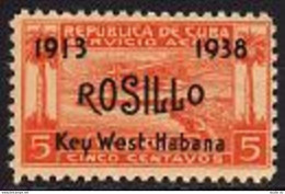 Cuba C30, Hinged. Michel 155. Flight Key West-Havana By Domingo Rosillo. 1938. - Nuovi