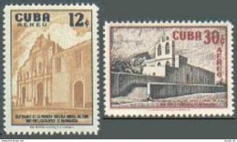 Cuba C173-C174, Hinged. Michel 559-560. 1st Cuban Normal School, 1957. - Neufs