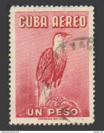Cuba C144, Used. Michel 504. Northern Caracara. 1956. - Nuevos