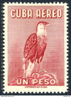 Cuba C144, MNH. Michel 504. Northern Caracara. 1956. - Unused Stamps