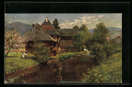 AK Schönau / Schwarzwald, Altes Haus An Der Wiese  - Autres & Non Classés