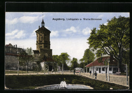 AK Augsburg, Liebigplatz Und Wertachbrunnen  - Augsburg