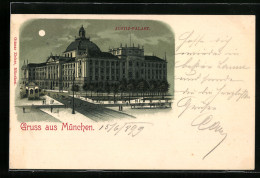 Mondschein-Lithographie München, Justiz-Palast  - München