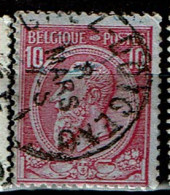 46  Obl  Grez-Doiceau  + 8 - 1884-1891 Leopold II.