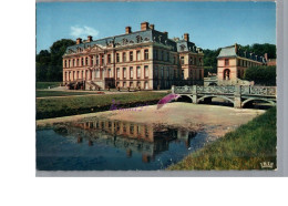 DAMPIERRE EN YVELINES 78 - Le Château Façade Sur Le Jardin Carte Vierge - Dampierre En Yvelines