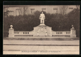 AK Bonn-sur-le-Rhin, Monument De Guillaume I.  - Bonn