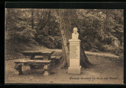 AK Tiefurt, Wieland-Denkmal Im Park  - Other & Unclassified