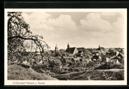 AK Marbach A. Neckar, Die Schillerstadt Aus Der Vogelschau  - Marbach