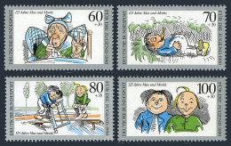 Germany B689-B692,MNH.Mi 1455-1458. Max & Moritz,by Wilhelm Busch,125th Ann.1990 - Ungebraucht