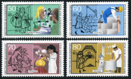 Germany B643-B646,MNH. Mi 1274-1277. Vocational Training, 1986. Optician, Mason, - Ungebraucht