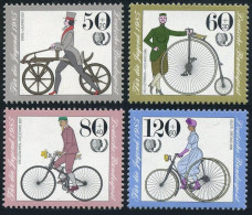 Germany B630-B633, MNH. Michel 1242-1245. Antique Bicycles, 1985. - Neufs