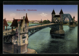 AK Bonn A. Rhein, Rheinbrücke  - Bonn